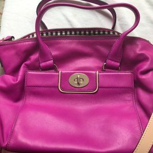 Kate Spade Fuschia Handbag- Satchel w/ Strap